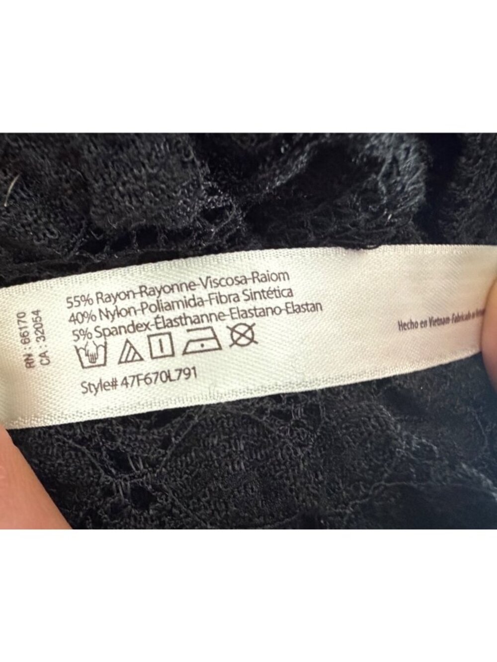 NWT Free People Black Sheer Floral Lace Leggings | Whimsigoth Dark Coquette Boho - Picture 16 of 16